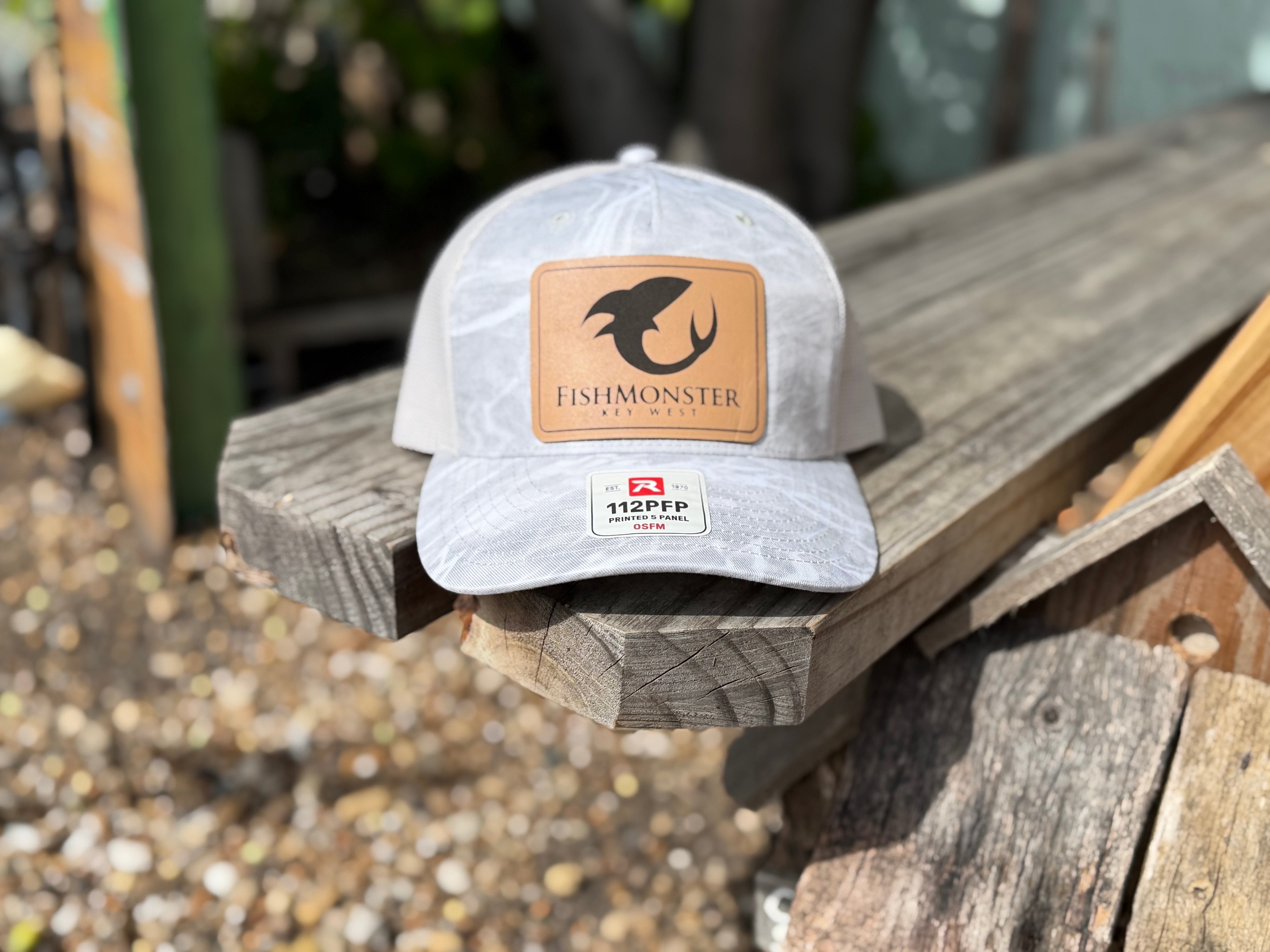 Fishmonster Leather Patch Hat