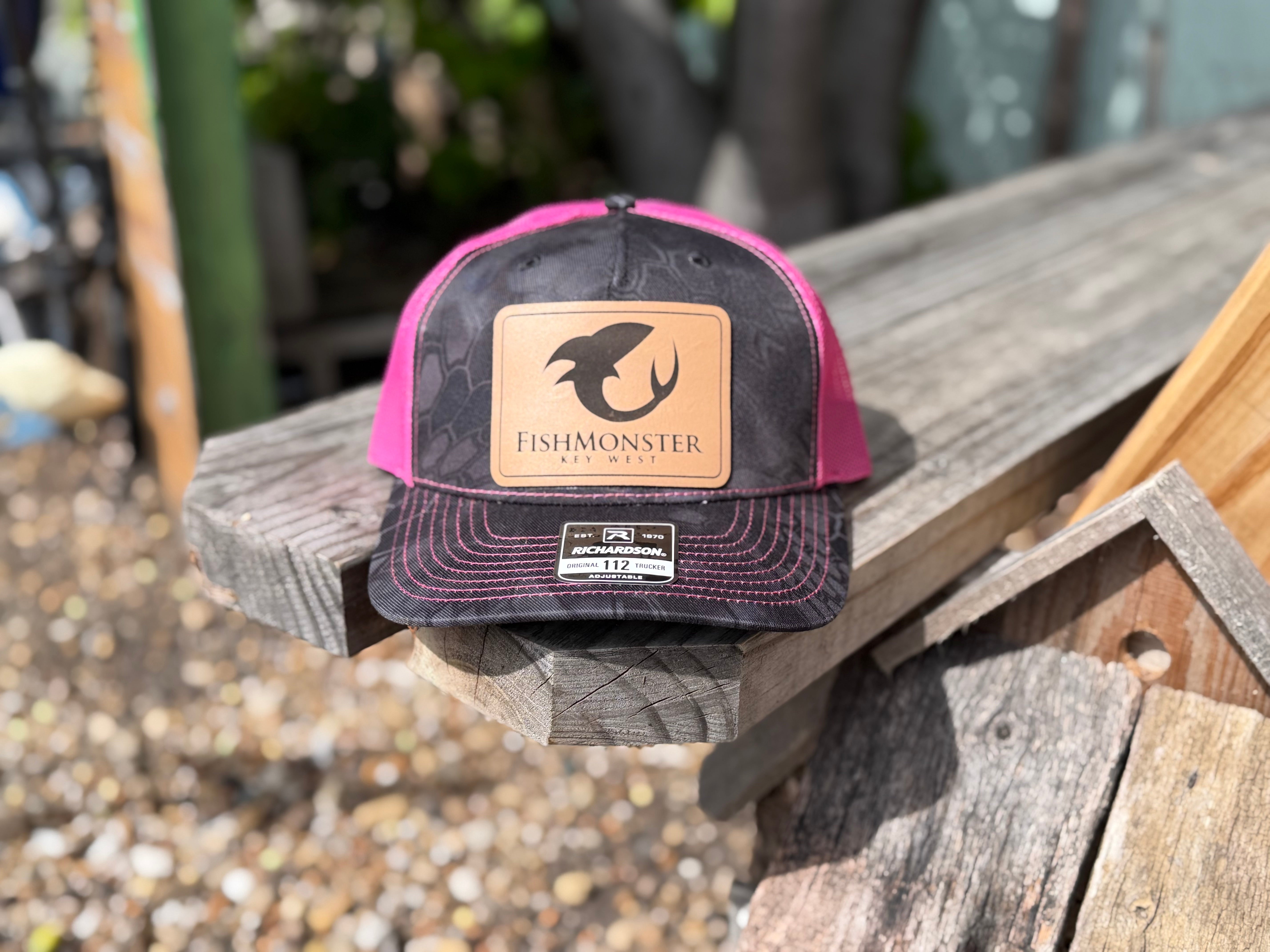 Fishmonster Leather Patch Hat