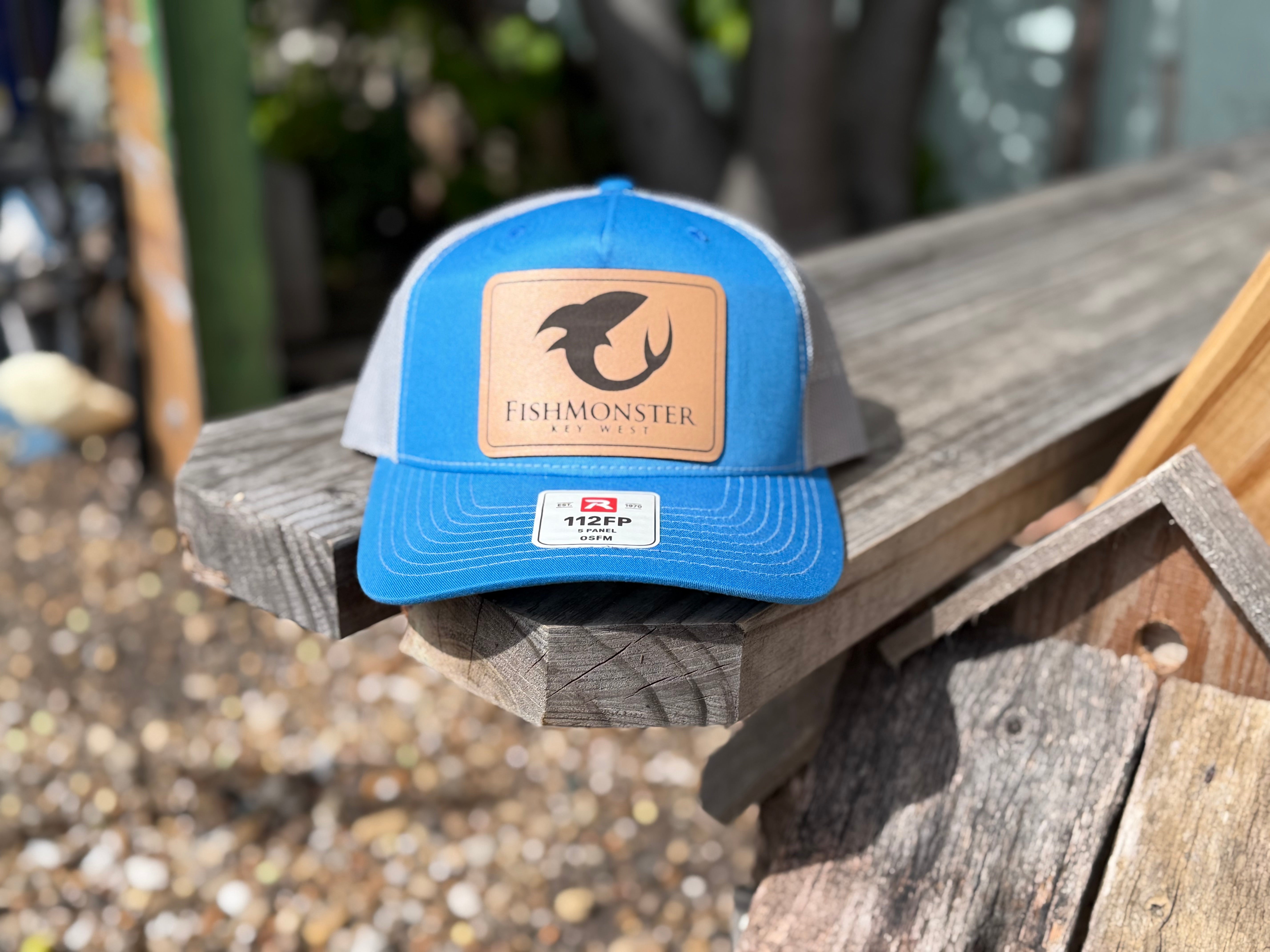 Fishmonster Leather Patch Hat