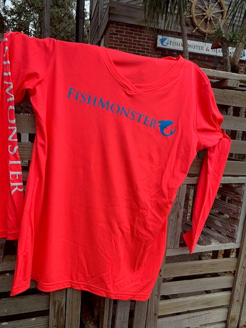 FishMonster Women LS Performance Shirt