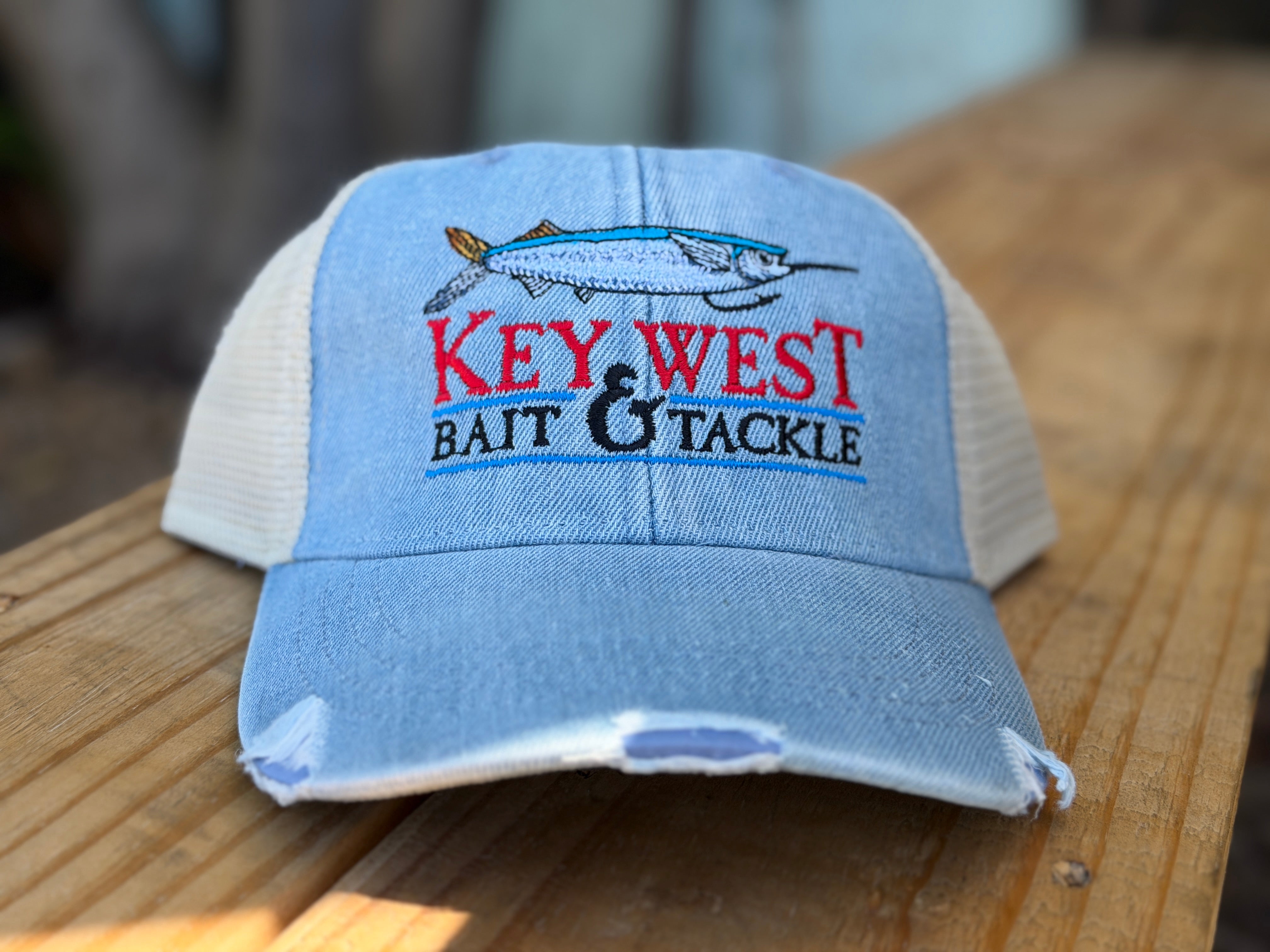 Key West Bait & Tackle Distressed Hat